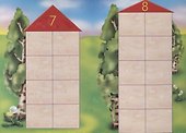 «Числовые домики». Развивающая игра - 1