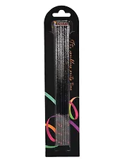 Набор свечей для торта Black Silver (черные с серебром) (6шт) (15см) (12-7color-candle_22)