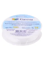 Эластомерная нить (спандекс без оплетки) для бисероплетения, цвет №18 белый (0,1мм) (18м)