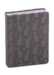 Ежедневник недат. А6 120л Шиммер серый, кожзам, тв. переплет, блинт.тиснение, тонир.блок, ляссе