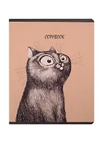 Тетрадь в клетку Феникс+, "Животные с характером", 48 листов, в ассортименте