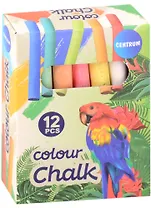 Мел, Centrum, Zoo, 12 штук, круглый, цветной, в картонной упаковке