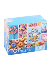 Пазл Любимые сладости 1000 элементов TOPpuzzle ГИТП1000-4136