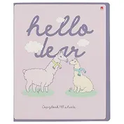 Тетрадь в клетку Альт, "Давай, лама, давай!", 48 листов, в ассортименте