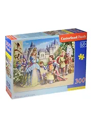 Пазлы 300 B-030040 Принцесса и рыцарь (40х29см) (8+) (коробка) (Castorland)