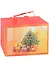 Коробка-сумка 270*195*130 Новый Год, ассорти - 1