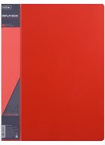 Папка 80ф А4 "STANDARD" пластик 0,8мм, красная
