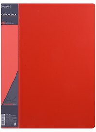 Папка 80ф А4 "STANDARD" пластик 0,8мм, красная