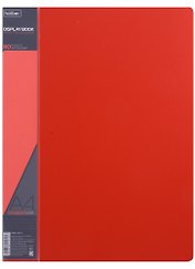 Папка 80ф А4 "STANDARD" пластик 0,8мм, красная