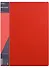 Папка 80ф А4 "STANDARD" пластик 0,8мм, красная - 0