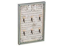 Вешалка Прованс на 6 крючков (21х30см) (222-135)