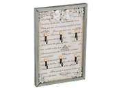 Вешалка Прованс на 6 крючков (21х30см) (222-135)