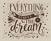 Everything starts with a dream. Скетчпад - 0