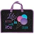 Папка для тетрадей А4 "Ice cream" 34*24,5*3,5см пластик, молния, текст.ручки - 0