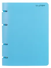 Тетрадь 80 листов, клетка, "Голубая тетрадь" на кольцах