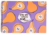 Альбом для рисования Be Smart, "Fruits. Груши", А4, 40 листов, на спирали