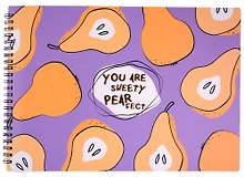 Альбом для рисования «Fruits. Груши» Be Smart А4, 40 листов, спираль