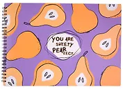 Альбом для рисования Be Smart, "Fruits. Груши", А4, 40 листов, на спирали