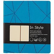 Книга для записей «In Style. Лазурное небо», А5, 128 листов, искусcтвенная кожа, с ляссе, Listoff