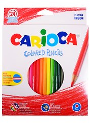 Карандаши цветные Carioca, 24 цвета