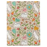 Записная книжка «Зайки на лужайке», 48 листов, А6