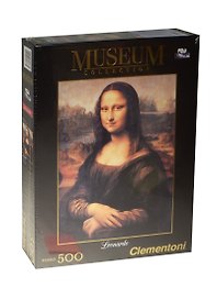 Пазл 500К 30363 Clementoni Музей Леонардо да Винчи Мона Лиза (49х36см) (коробка)