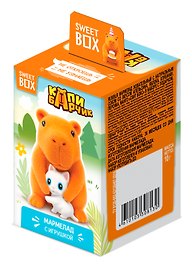 КАПИБАРЧИК SWEET BOX Мармелад с игрушкой/подарком в коробочке, 10г