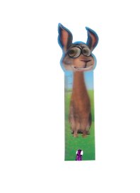 Линейка закладка 3D Заяц (10см) (023) (Мир Открытий)