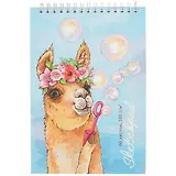 Скетчбук «Страус и лама», 60 листов, А5