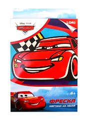 Набор для творчества LORI Фреска. Картина из песка. Disney Молния Маккуин Кпд-025