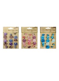 Набор бумажных цветов, 15 шт., цвета ассорти (11-LA-S26044765PK15)
