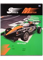 Тетрадь в линейку BG, Speed Master, 12 листов, в ассортименте