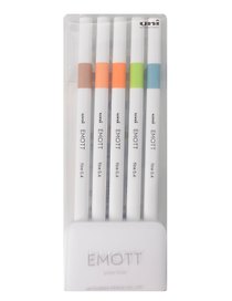 Линеры 05цв "EMOTT. Nature Color" 0,4мм, пласт.уп., UNI