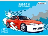 Альбом для рисования Listoff, "Победитель гонки", А5, 20 листов, на скрепке