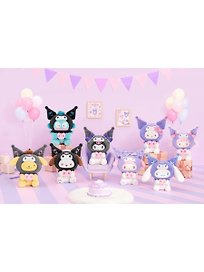 Фигурка Аниме Плюш Куроми Sanrio Family Party Series Blind box  (1шт) (15см) (TPT1)