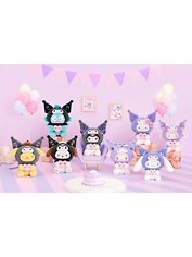 Фигурка Аниме Плюш Куроми Sanrio Family Party Series Blind box  (1шт) (15см) (TPT1)