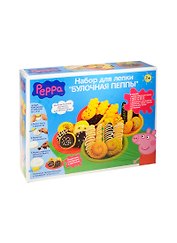 Набор для лепки Булочная Пеппы (24054) (6цв.) (260гр.) (2 форм.+аксес.+клеенка) (Peppa Pig) (3+) (коробка)