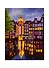 Алмазная мозаика ТМ Рыжий Кот 22х32см с подрамником с полным заполнением (класс.) (22 цв.) ВЕЧЕРНИЙ ГОРОД У ВОДЫ (Арт. AC22086) - 0