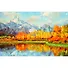 Картина стразами (алмазная мозаика) 40x50 см, ОСТРОВ СОКРОВИЩ "Осень в горах", без подрамника,662581 - 0