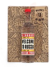 Сувенир, Ярко Ярко, Магнит-бутылка Welcome to Russia 7,3х1,7х1,7см