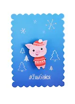 Значок в конверте «Улыбайся», 2.5 х 4 см