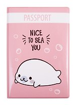 Обложка для паспорта Nice to sea you (белек) (ПВХ бокс) (ОП2020-243)