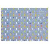 Альбом для рисования Unnika, "Разноцветные котята (орнамент)", А4, 20 листов, на гребне