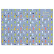 Альбом для рисования Unnika, "Разноцветные котята (орнамент)", А4, 20 листов, на гребне