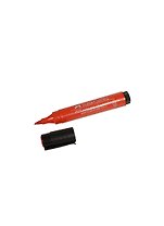 Ручка-кисточка капиллярная "РITT " утолщ.нак., пурпурно-красный, Faber-Castell