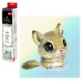 Набор для творчества. Алмазная мозаика Phoenix plus "Маленькая шиншила", 30 х 30 см