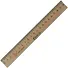 Линейка деревянная, 20см - 0