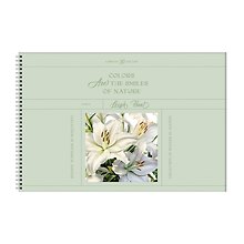 Альбом для рисования 30л А4 "Botanical Qoutes. Green" гребень, мел.картон, выб.лак