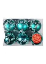 Набор шаров (6шт) (6см) Лазурный берег пластик (39008)