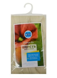Шерсть для валяния РТО 1 (беж) (WF50/01) (Create for Fun)